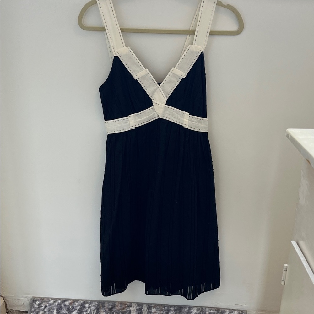 BCBG Max Azria Black and White Dress XS